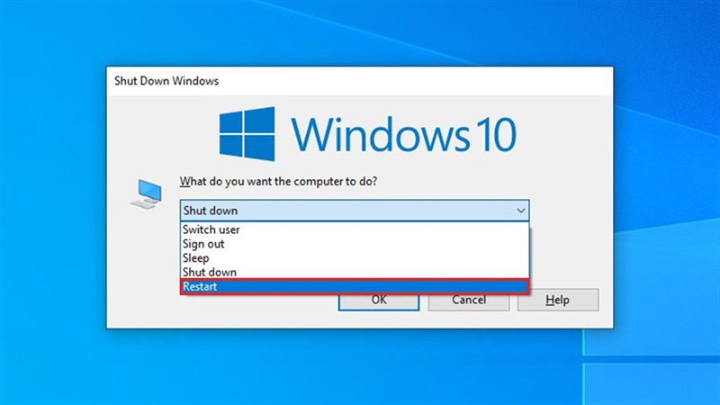 Cách khởi động lại máy tính Cách khởi động lại máy tính