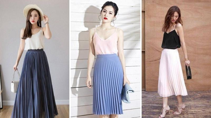 Chân Váy Xếp Ly Dài Mặc Với Áo Gì 10 Cách Phối Chuẩn Stylist
