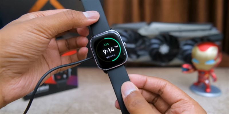 Amazfit GTS 4 Mini có pin dùng đến 15 ngày