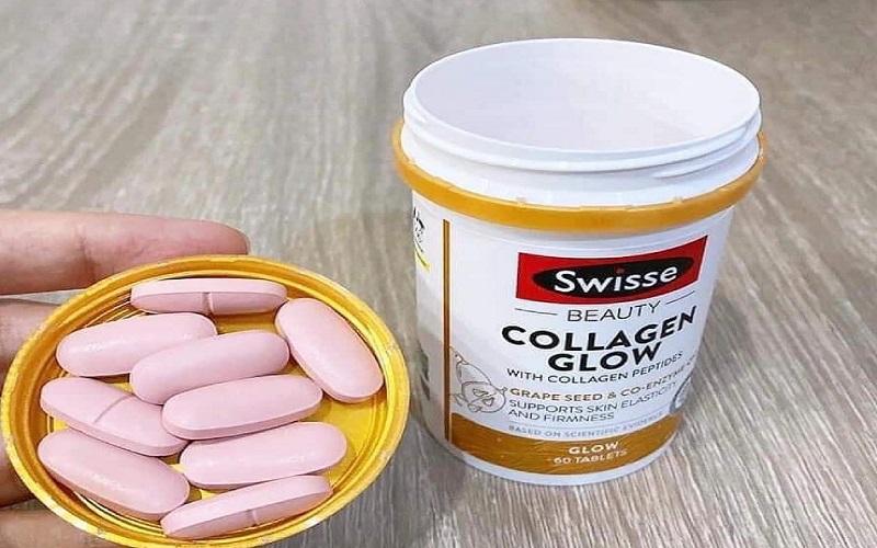 Cách sử dụng viên uống đẹp da – tóc - móng Swisse Beauty Collagen Glow