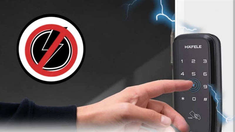 Ổ khóa được tích hợp khả năng chống sốc điện hiện đại. Ổ khóa được tích hợp khả năng chống sốc điện hiện đại.