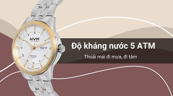 Đồng hồ MVW Star 41 mm Nam MSA001-02 