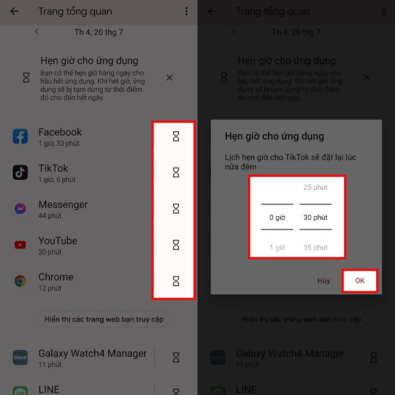 Cách giới hạn thời gian sử dụng ứng dụng trên điện thoại Xiaomi