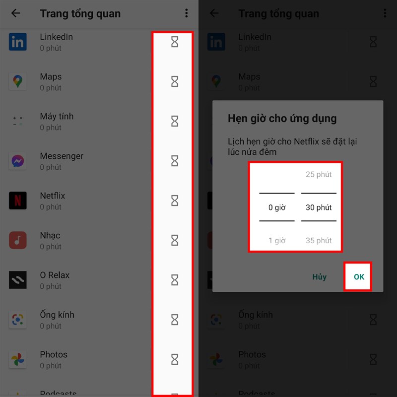 Cách giới hạn thời gian sử dụng ứng dụng trên điện thoại OPPO
