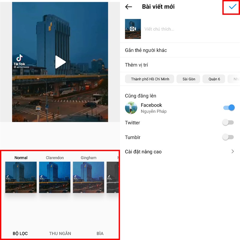 Cách đăng video TikTok lên Instagram Cách đăng video TikTok lên Instagram