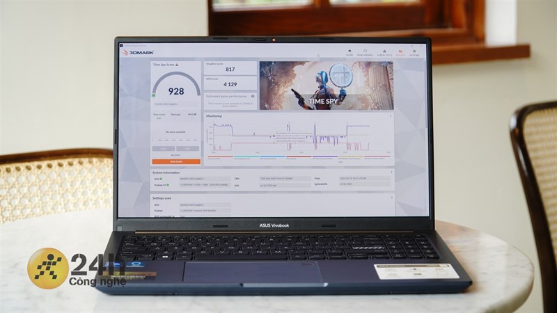 Mình sẽ tiến hành chấm điểm hiệu năng của VivoBook 15X OLED để các bạn có cái nhìn trực quan hơn về sức mạnh của chiếc laptop này. Mình sẽ tiến hành chấm điểm hiệu năng của VivoBook 15X OLED để các bạn có cái nhìn trực quan hơn về sức mạnh của chiếc laptop này.