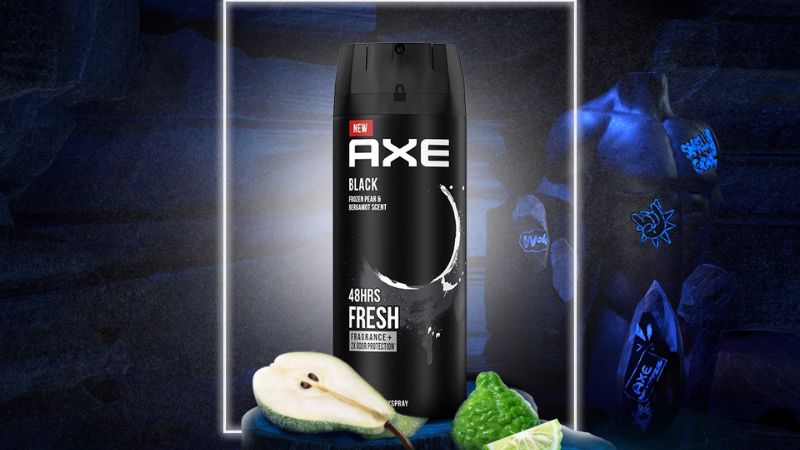 Xịt khử mùi nước hoa toàn thân AXE Black 150ml