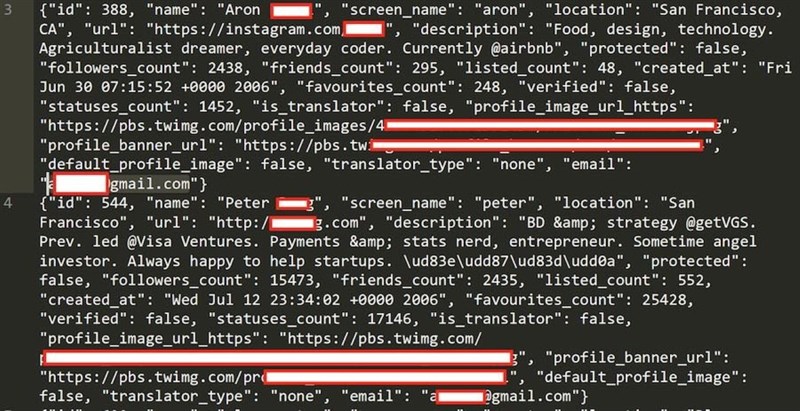 Dữ liệu được hacker cho xem trước Dữ liệu được hacker cho xem trước