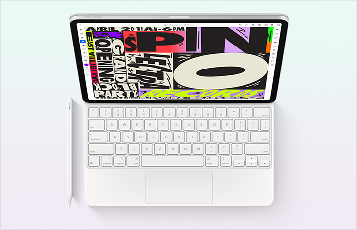 Nên mua iPad Pro M1 hay MacBook Air M1? Đâu là sản phẩm phù hợp? > Tương thích tốt với Apple Pencil 2 và Magic Keyboard