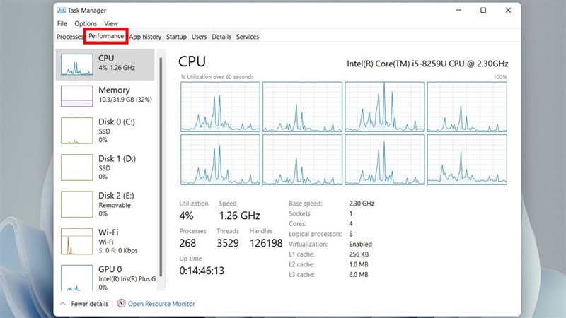 Cách kiểm tra số khe RAM trống trên máy tính