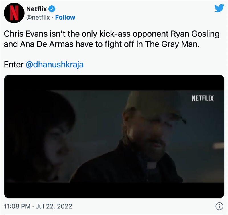 Netflix thông báo về việc công chiếu phim The Gray Man Netflix thông báo về việc công chiếu phim The Gray Man