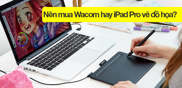 Nên mua Wacom hay iPad Pro để vẽ đồ họa? So sánh ưu và nhược điểm của từng loại