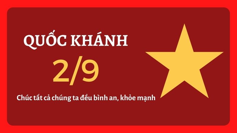 Để chào đón ngày kỷ niệm ngày Quốc khánh thứ 73, hãy sử dụng những lời chúc hay, truyền cảm hứng và đùm bọc tình yêu cho quê hương. Với những mẫu lời chúc mới nhất, bạn sẽ tìm thấy nhiều câu chúc ý nghĩa, độc đáo và thú vị. Chúc mừng ngày Quốc khánh Việt Nam!