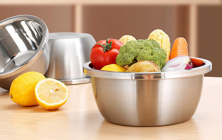 Thau inox sở hữu thiết kế đẹp, tính thẩm mỹ cao