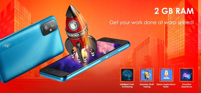 Itel A23s ra mắt với Unisoc SC9832E và Android 11 Go