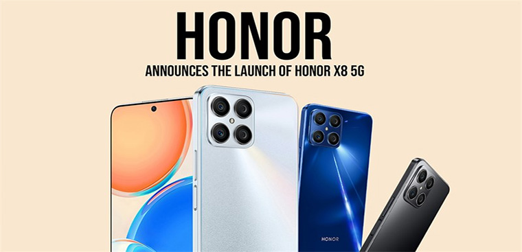 Honor X8 5G chính thức được ra mắt: Chip Snapdragon 480+, pin khủng 5000 mAh
