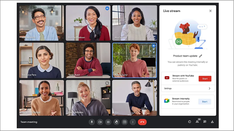 Cận cảnh tính năng mới Google Meet