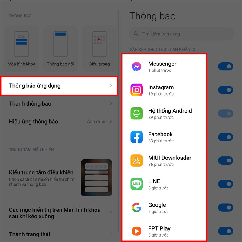Cách đổi hiệu ứng thông báo trên điện thoại Xiaomi 