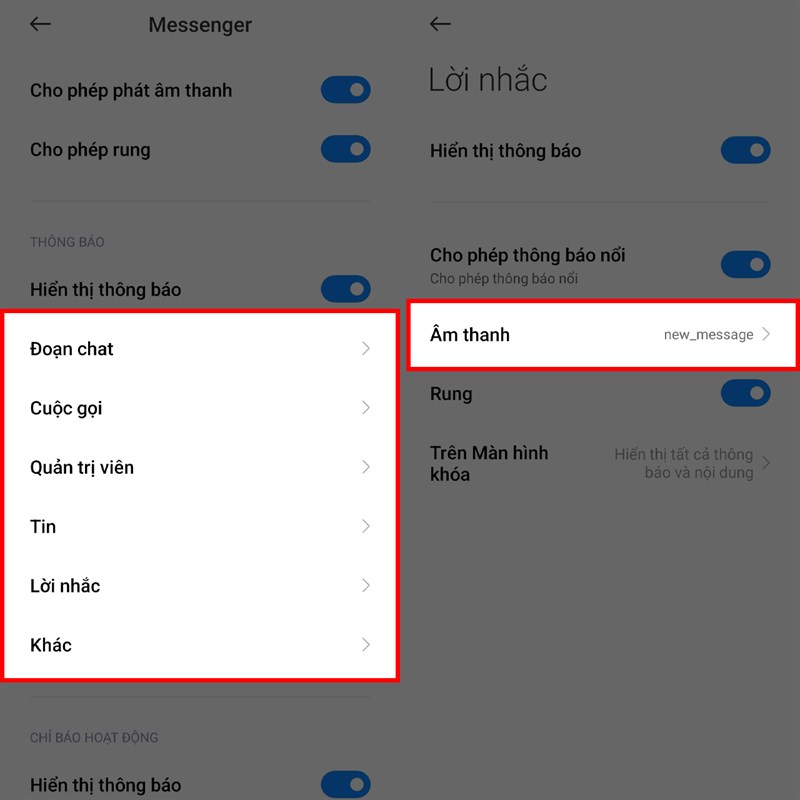Cách đổi hiệu ứng thông báo trên điện thoại Xiaomi 