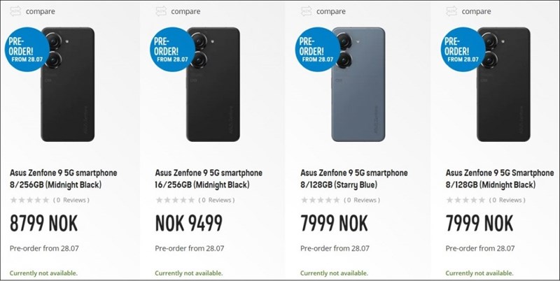 ASUS ZenFone 9 lộ toàn bộ thông tin bởi nhà bán lẻ: Cấu hình, thiết kế và giá bán