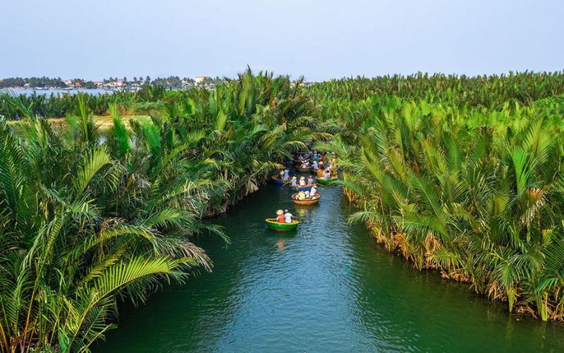 Cách di chuyển đi khu du lịch rừng dừa Bảy Mẫu Hội An