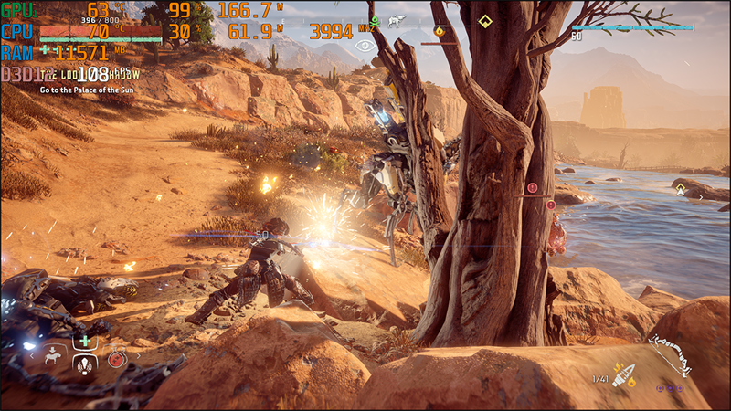 Trải nghiệm game Horizon Zero Dawn - Complete Edition trên ASUS ROG Strix SCAR 17 SE.