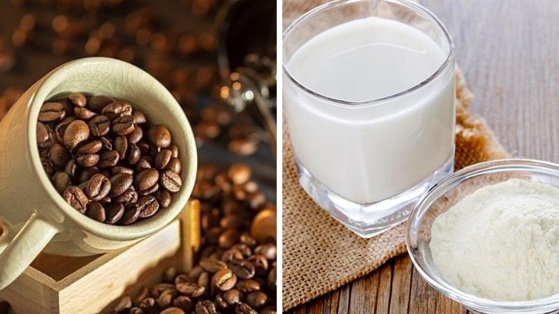 Thành phần chính của cà phê sữa Georgia Max Coffee