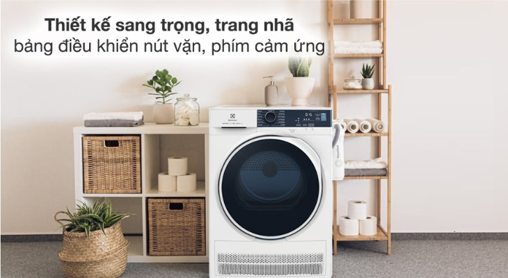 Máy sấy ngưng tụ Electrolux 8 kg EDC804P5WB