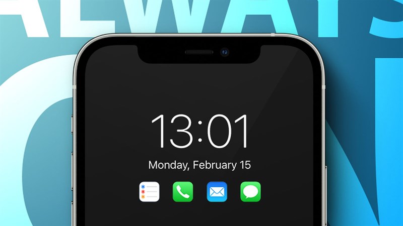 Dòng iPhone tiếp theo có thể sẽ hỗ trợ Always On Display