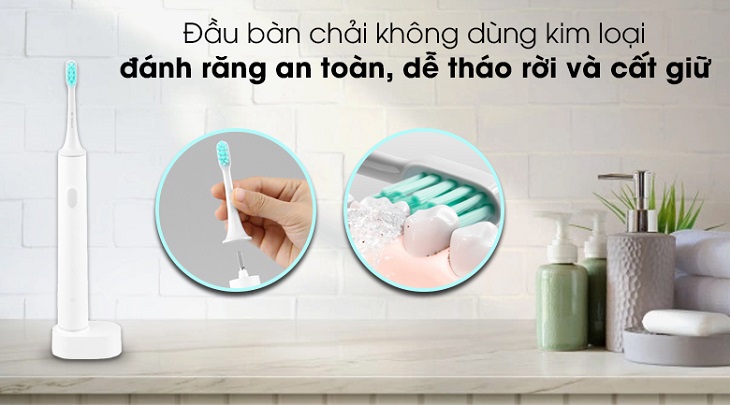 Có thể thay đầu bàn chải mà không cần thay cả bàn chải