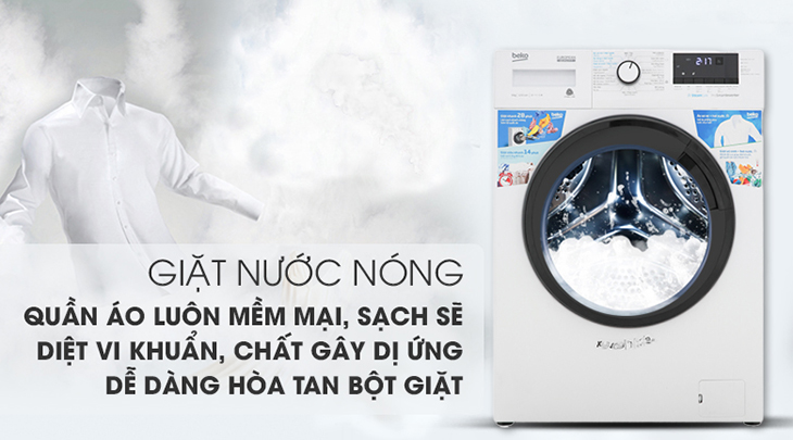 Máy giặt Beco có tất cả các loại tiện ích cần thiết
