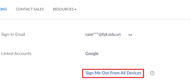 Cách đăng xuất Zoom Cách đăng xuất Zoom