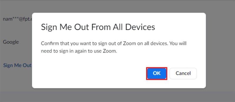 Cách đăng xuất Zoom Cách đăng xuất Zoom