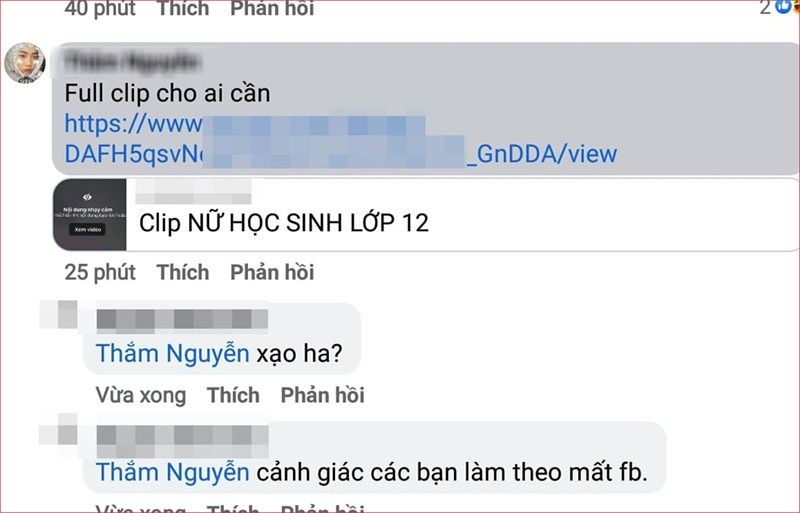 Mọi người cảnh giác chiêu lừa clip tai nạn của nữ sinh lớp 12 tại Ninh Thuận