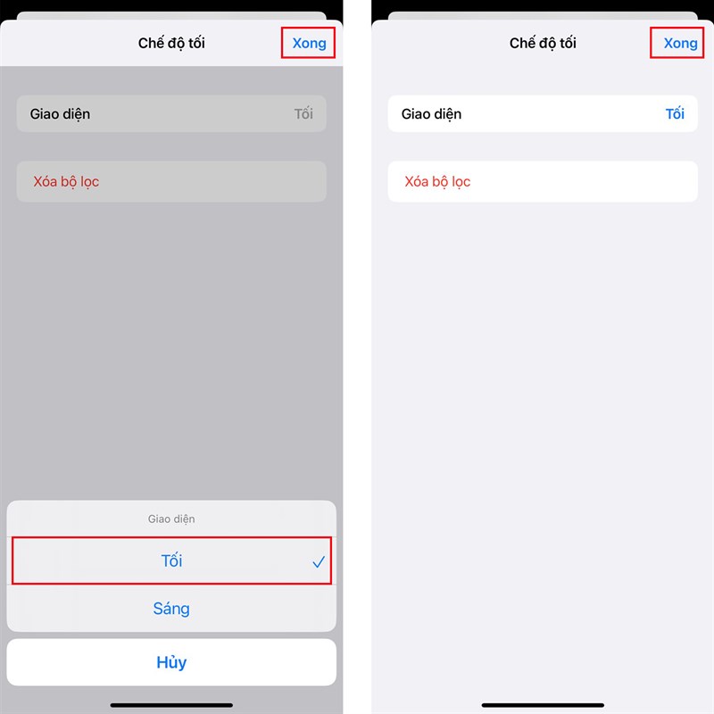 Cách bật Dark Mode bằng tính năng Focus