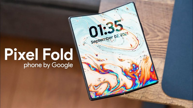 Hình ảnh concept Google Pixel Fold