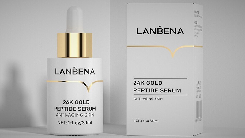Serum Lanbena Peptide & 24K Gold