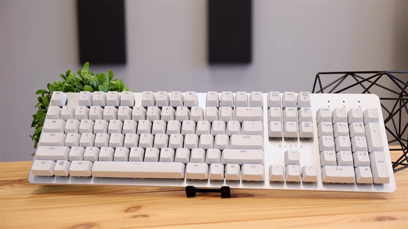 Razer Pro Type là bàn phím dạng full size với đầy đủ các phím cần thiết cho công việc