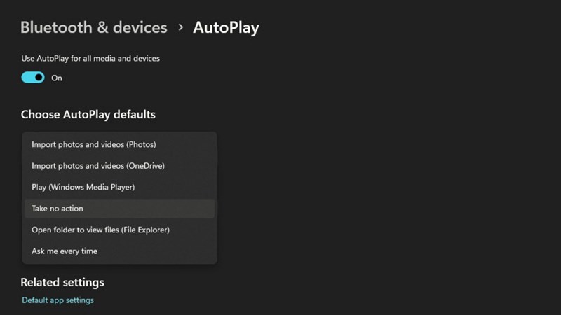 Cách tắt và cấu hình tính năng Autoplay trong Windows 11 để giữ an toàn cho thiết bị của bạn Cách tắt và cấu hình tính năng Autoplay trong Windows 11 để giữ an toàn cho thiết bị của bạn