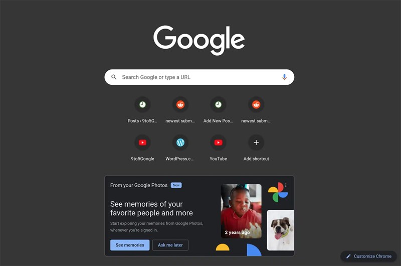 Hình ảnh Google Chrome tích hợp Google Photos Hình ảnh Google Chrome tích hợp Google Photos