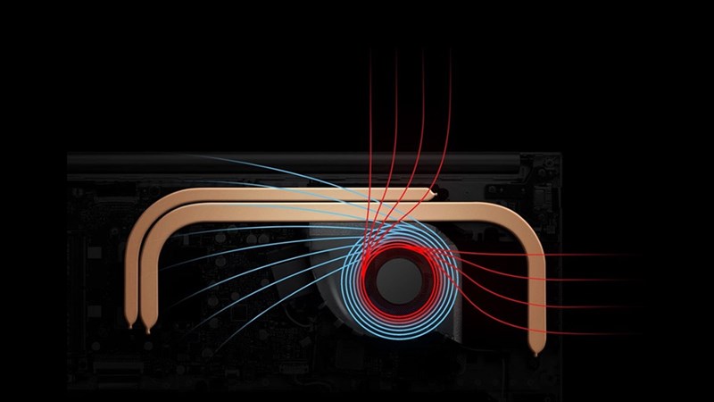 Hệ thống tản nhiệt ASUS IceCool của ASUS Vivobook 14X OLED A1430 được nâng cấp giúp giải nhiệt tốt hơn