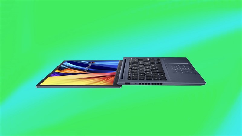 ASUS Vivobook 14X OLED A1403 có thể mở rộng bản lề lên đến 180 độ