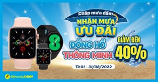 Deal phỏng tay - Đồng hồ thông minh giảm shock đến 40%