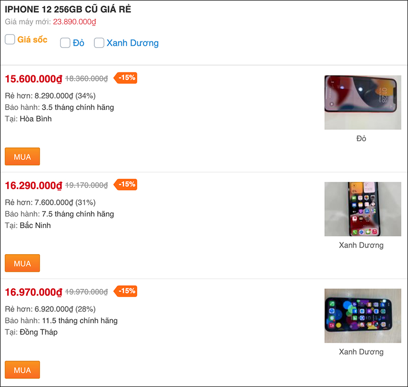 iPhone 12 cũ giá bao nhiêu tiền? Có rẻ hơn máy mới được nhiều không? iPhone 12 cũ giá bao nhiêu tiền? Có rẻ hơn máy mới được nhiều không?
