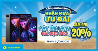 Mùa tựu trường, máy tính bảng giảm giá không tưởng đến 20%