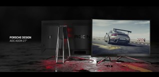 Màn hình AOC Agon Porsche ra mắt: Thiết kế sang trọng, lựa chọn hoàn hảo cho dân thiết kế