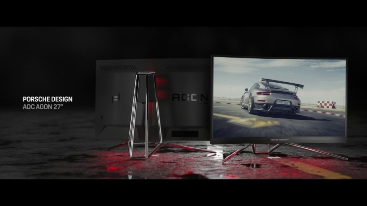 Màn hình AOC Agon Porsche ra mắt: Thiết kế sang trọng, lựa chọn hoàn hảo cho dân thiết kế