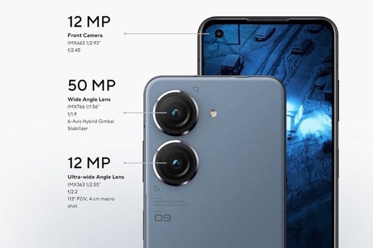 Asus Zenfone 9 ra mắt: Thiết kế nhỏ gọn nhưng hiệu năng cực khủng > Hệ thống camera chất lượng cao