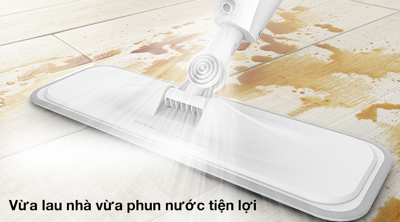 Cây lau nhà phun nước Deerma có thể lau nhà và phun nước giúp bạn thuận tiện khi vệ sinh sàn nhà hơn