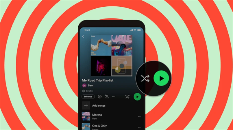 Nút mới trên Spotify